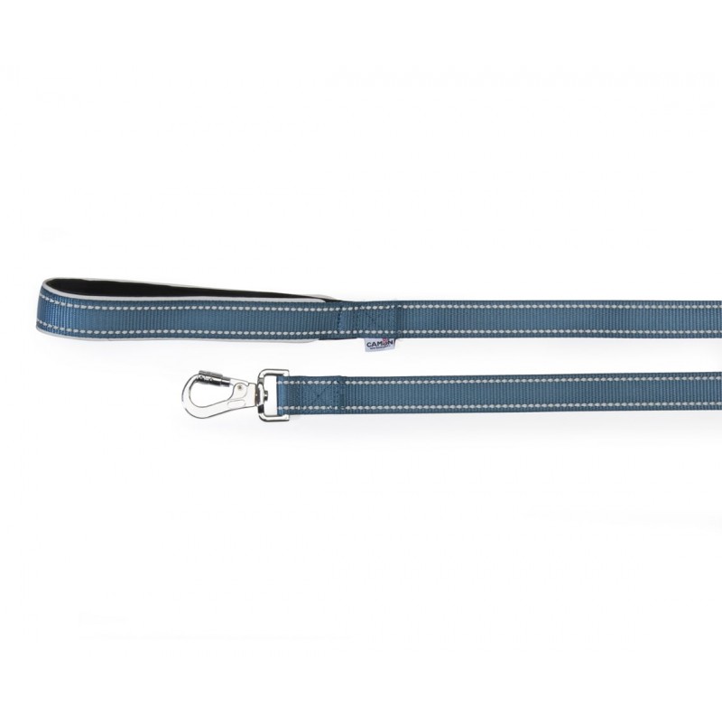 Camon Guinzaglio con Maniglia in Neoprene per Cani Blu
