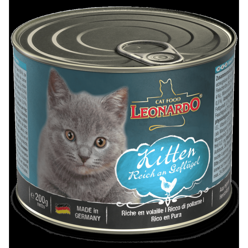 Leonardo Kitten Cibo Umido per Gattini Spedizione Gratuita