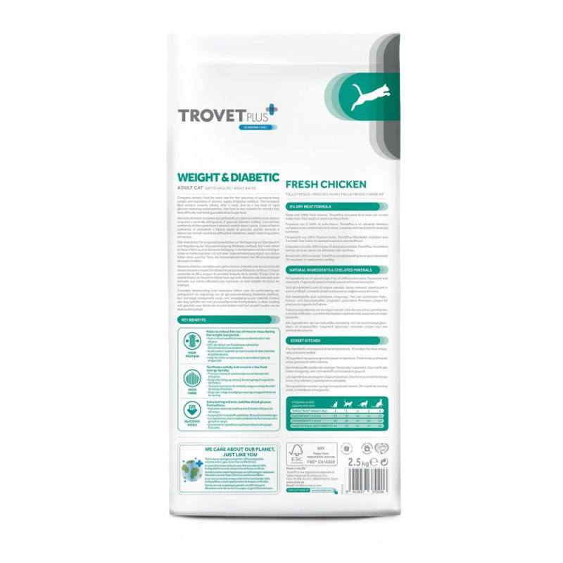 Trovet Plus Weight e Diabetic per Gatti Acquista Ora