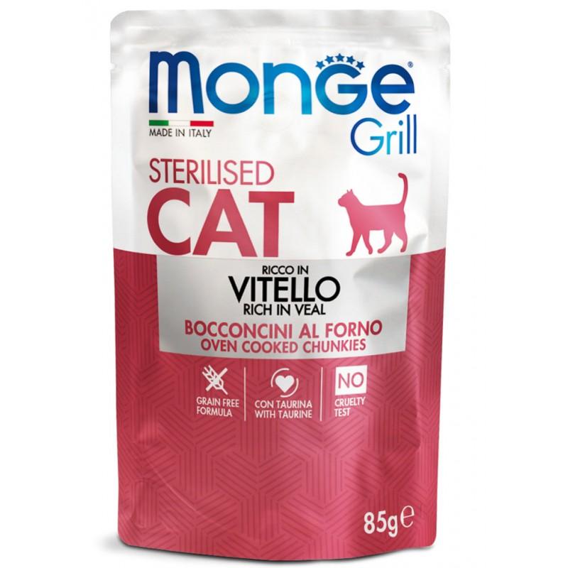 Monge Natural Grill Adult Cibo Umido per Gatti Saldi