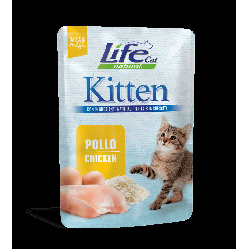 Life Cat Natural Kitten Bustine per Gattini Vendita Calda