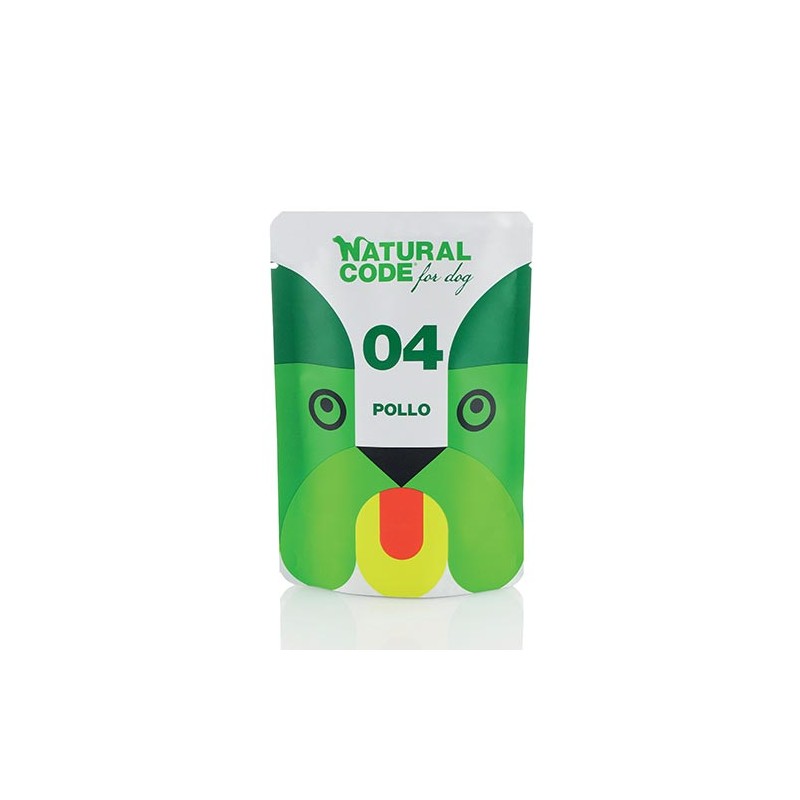 Natural Code Dog Pouch 100 per Cani Adulti Convenienza