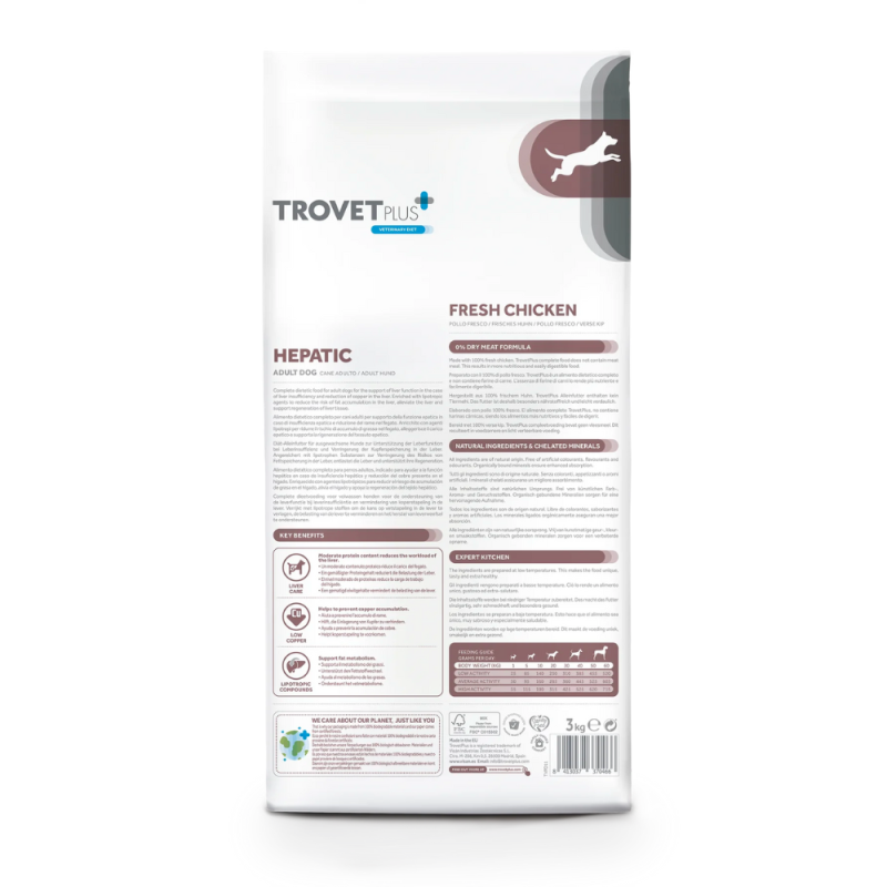 Trovet Plus Hepatic Cibo Secco per Cani Italia