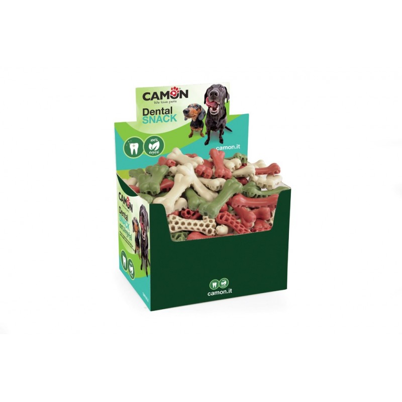 Dental Snack Osso Vegetale Barbabietola e Spinaci per Cani Qualità