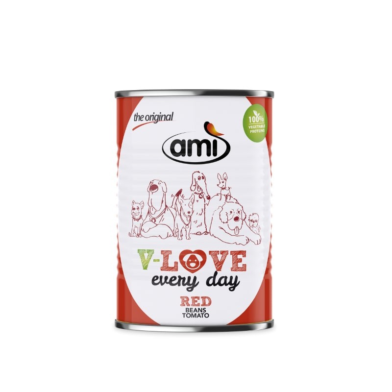 Amì Red Cibo Umido Vegetale Per Cani 2025