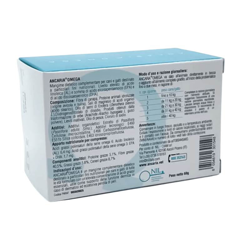 Ancaria Omega Compresse per Cani e Gatti Vendita