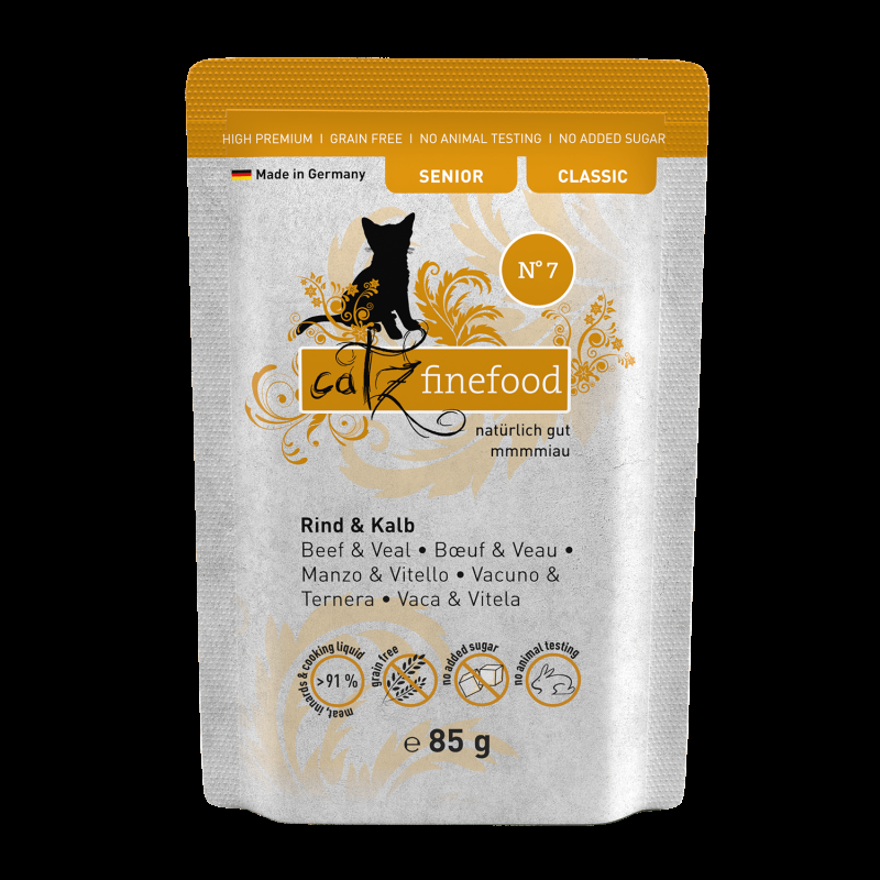 Catz Finefood Senior Bustine Cibo Umido per Gatti Novità