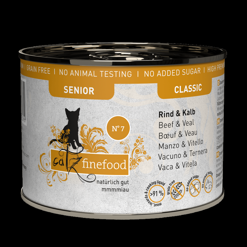 Catz Finefood Senior Lattine Cibo Umido per Gatti Vendita Calda