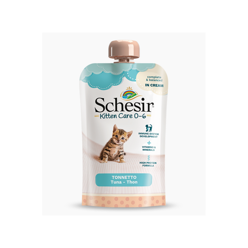 Schesir Kitten Care Cream per Gattini Presa