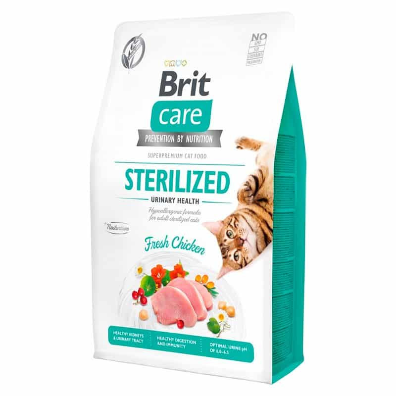 Brit Care Sterilised Urinary Health con Pollo Fresco per Gatti Nuova