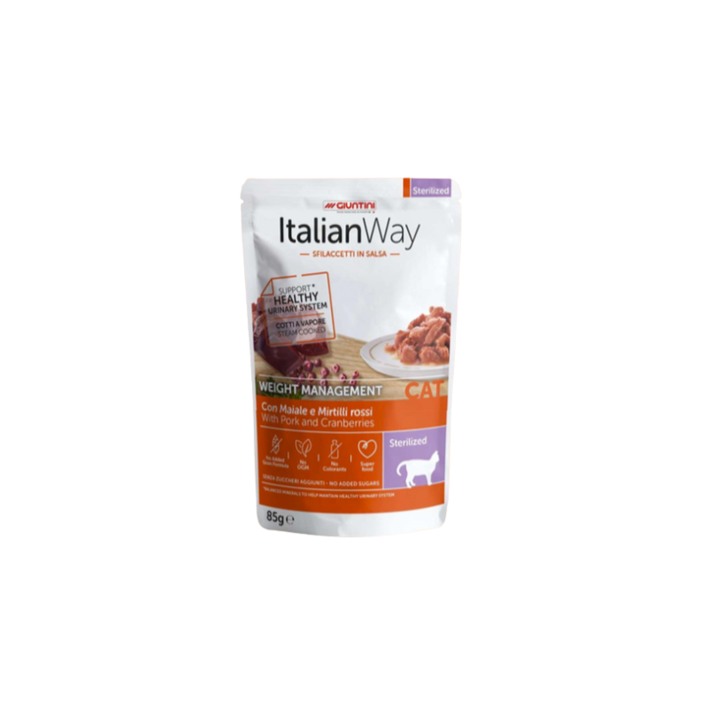 ItalianWay Sterilized Cibo Umido per Gatti Pezzi Unici