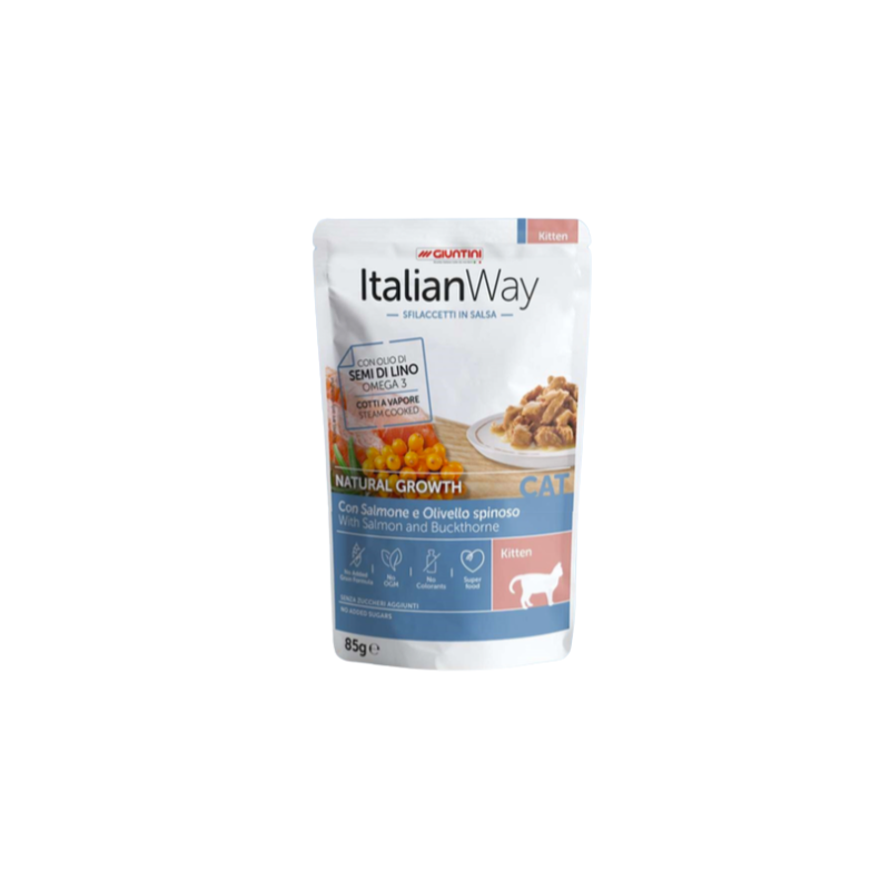 ItalianWay Sfilaccetti in Salsa Kitten per Gattini Soddisfazione Garantita