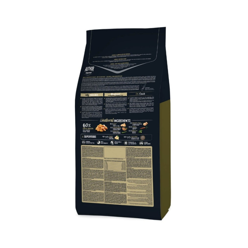 Ownat Author Grain Free Sterilized con Pollo Fresco per Gatti Sterilizzati Vendite stagionali