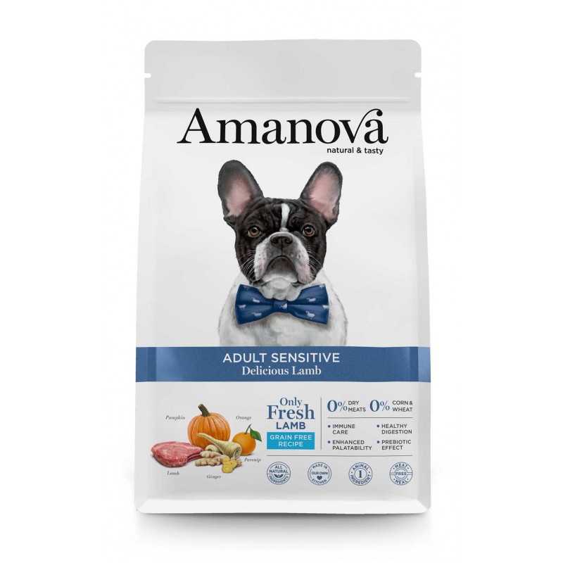 Amanova Adult Sensitive Agnello per Cani Offerta per la Festa della Mamma