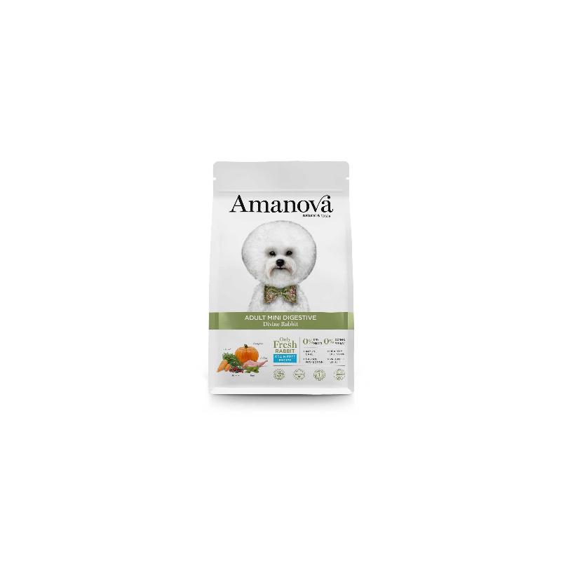 Amanova Adult Mini Digestive al Coniglio per Cani Offerta Giorno del Papà