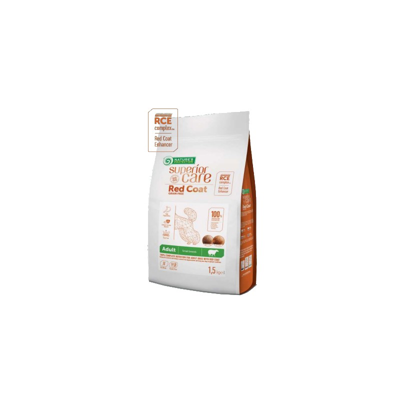 Nature's Protection Red Coat Small Breed Agnello per Cani Adulti di Piccola Taglia