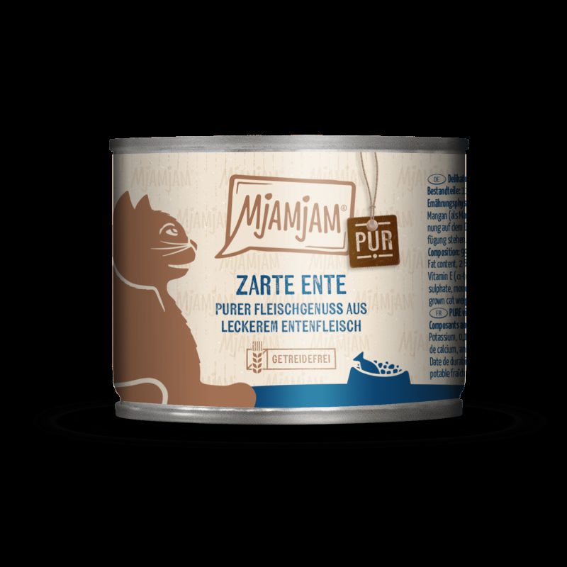 Mjamjam Pura Carne Anatra Cibo Umido per Gatti Offerte stagionali