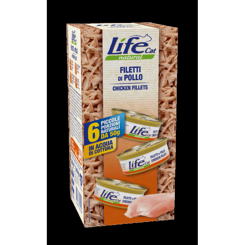 Life Cat Multipack 6x50gr Cibo Umido per Gatti Liquidazione