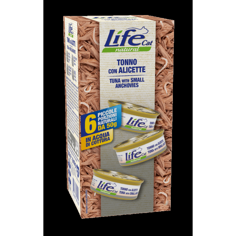 Life Cat Multipack 6x50gr Cibo Umido per Gatti Liquidazione