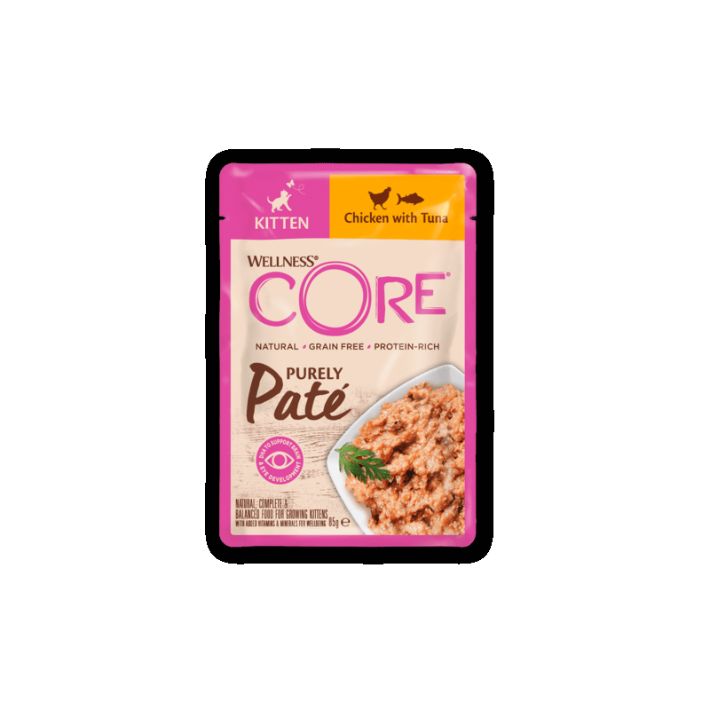 Wellness Core Purely Pate Kitten Cibo Umido per Gattini