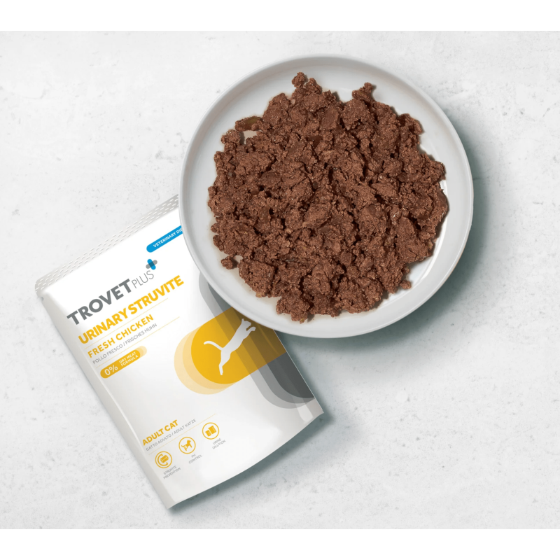 Trovet Plus Urinary Struvite Cibo Umido per Gatti In Linea