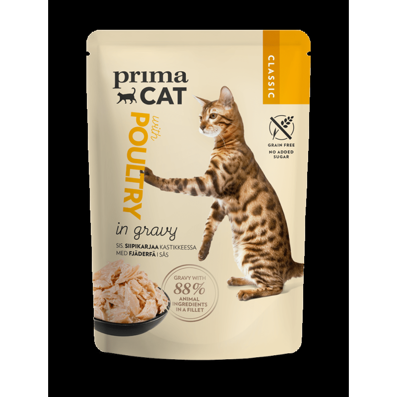 PrimaCat Classic Cibo Umido per Gatti Qualità