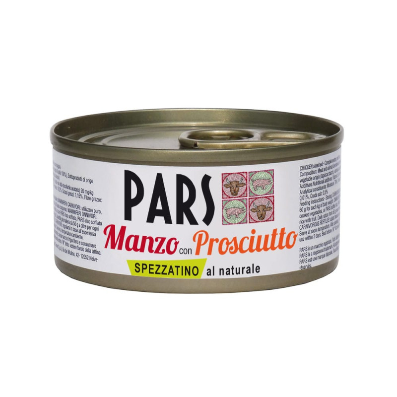 Pars Spezzatino al Naturale Cibo Umido per Gatti e Cani Promozione
