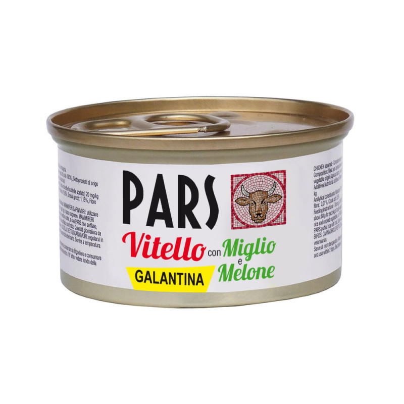 Pars Galantina Cibo Umido per Gatti e Cani Soddisfazione Garantita