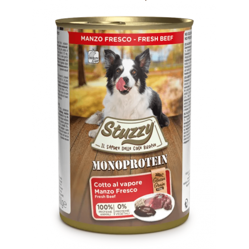 Stuzzy Monoprotein Cibo Umido per Cani Sottocosto