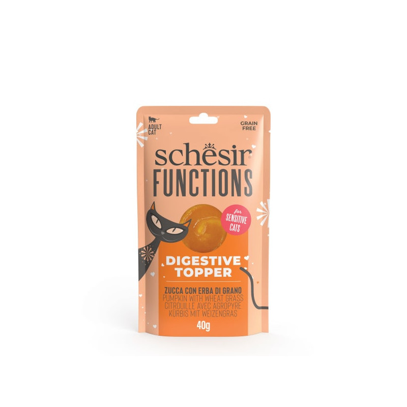 Schesir Functions Digestive Topper per Gatti