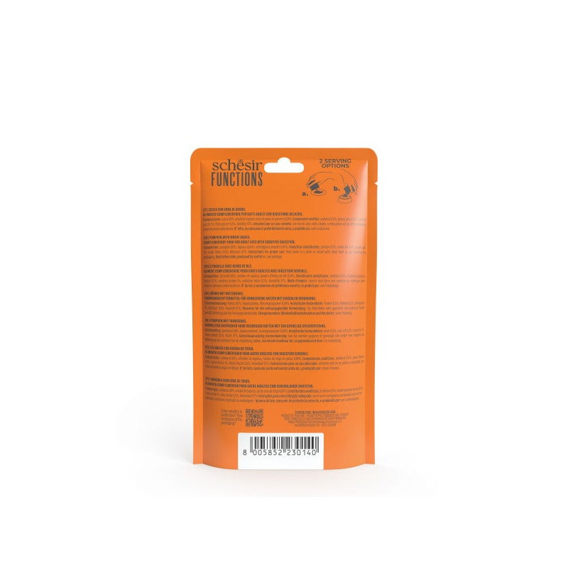 Schesir Functions Digestive Topper per Gatti Grande vendita