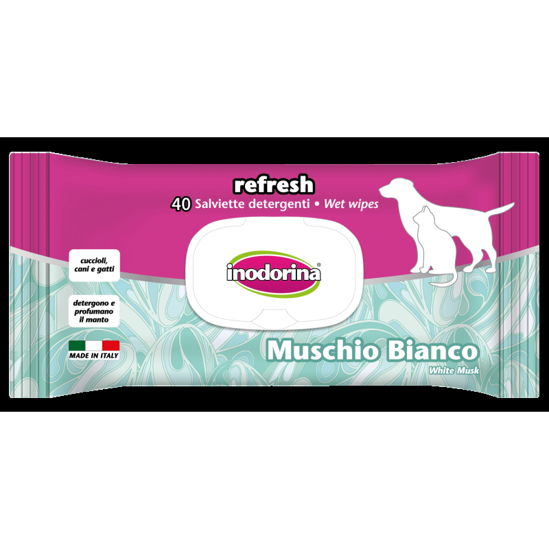 Inodorina Salviette Refresh Everyday per Cani e Gatti Liquidazione