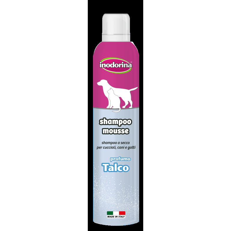 Inodorina Shampoo Mousse a Secco per Cani e Gatti Offerte speciali