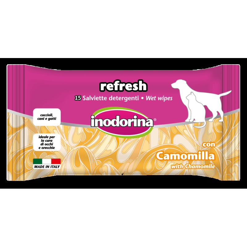 Inodorina Salviette Occhi e Orecchie per Cani e Gatti