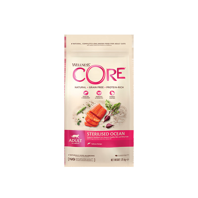 Wellness Core Sterilised Ocean con Salmone per Gatti