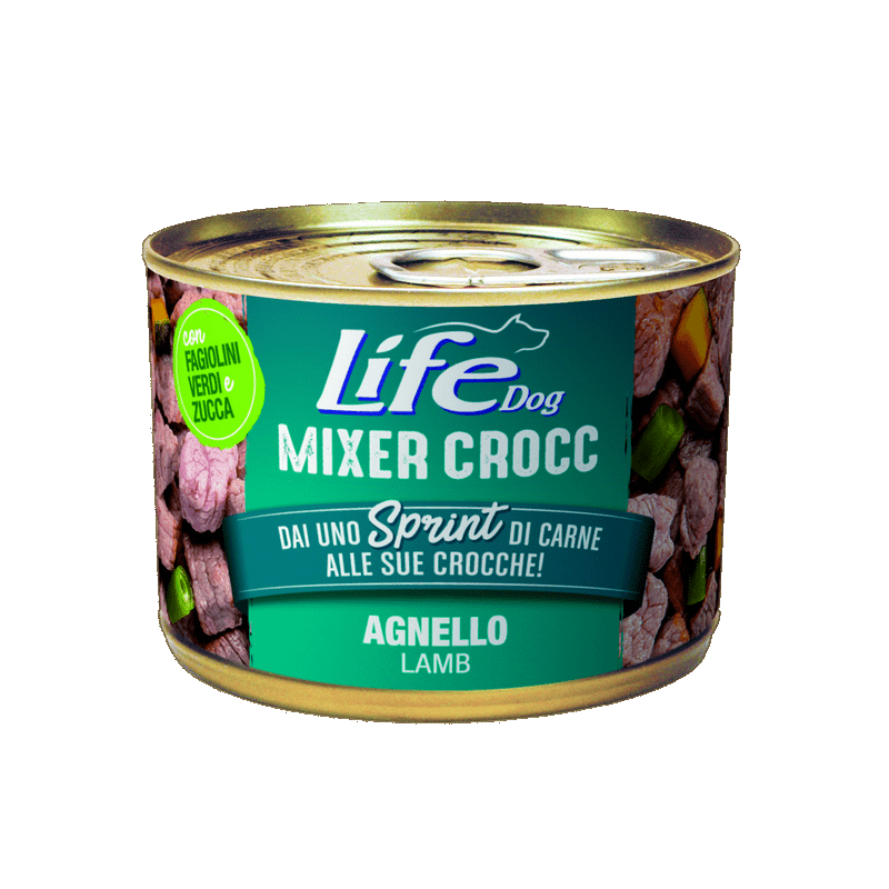 Life Dog Mixer Crocc Cibo Umido per Cani Rilascio limitato