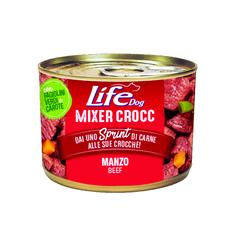Life Dog Mixer Crocc Cibo Umido per Cani Rilascio limitato