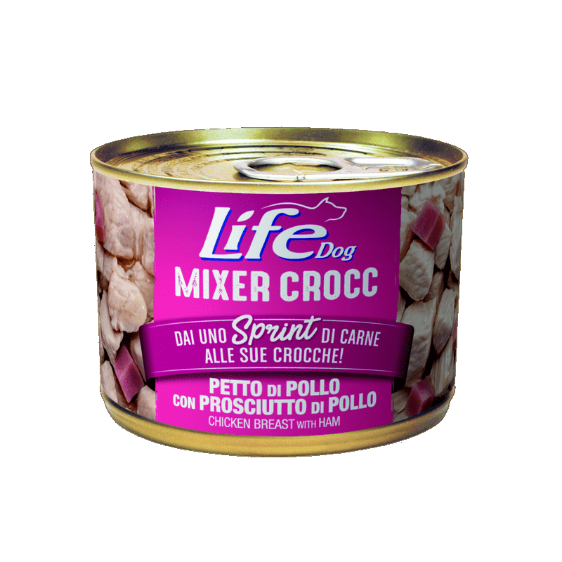 Life Dog Mixer Crocc Cibo Umido per Cani Rilascio limitato