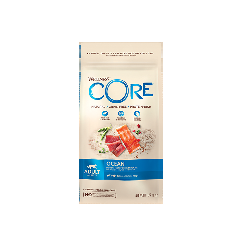 Wellness Core Adult Ocean con Salmone e Tonno per Gatti Offerta speciale della fabbrica