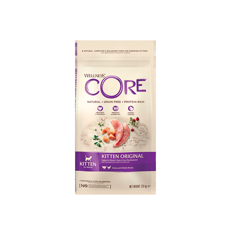 Wellness Core Kitten Original con Tacchino e Pollo per Gattini