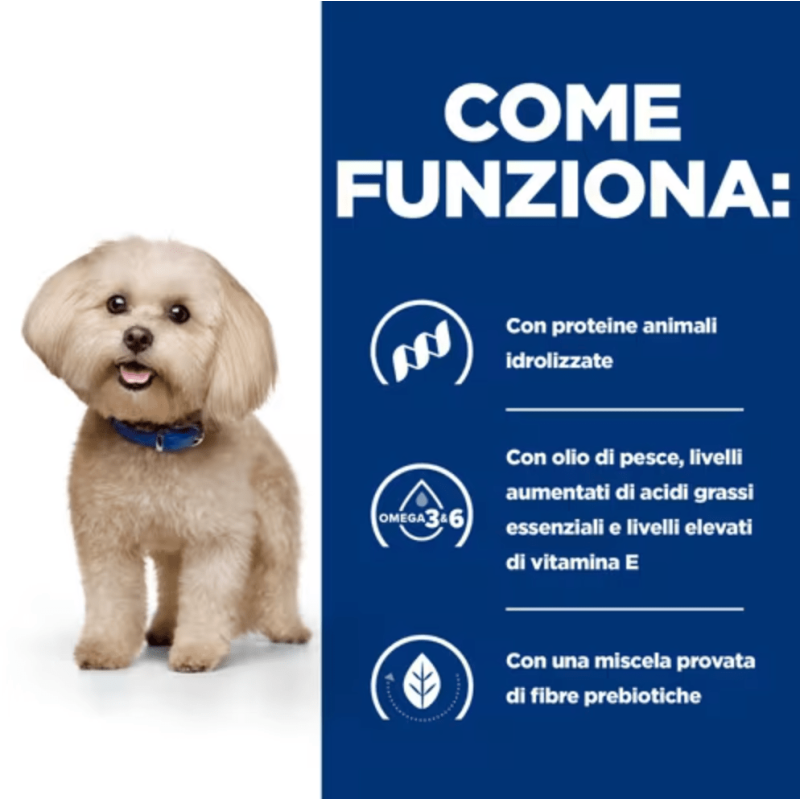 Hill's Prescription Diet z/d Mini Food Sensitivities per Cani di Piccola Taglia 2025