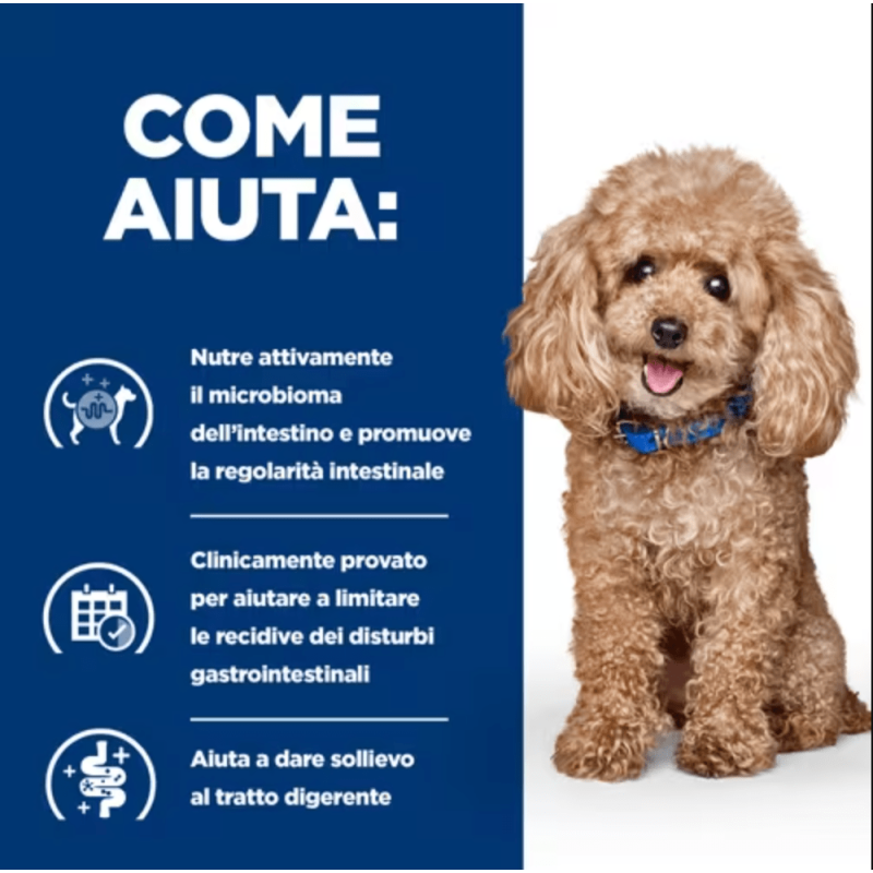 Hill's Prescription Diet Gastrointestinal Biome Mini Digestive Fibre Care per Cani Italia