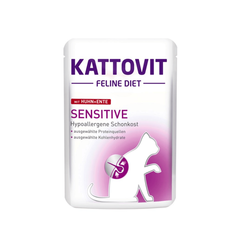 Kattovit Sensitive Cibo Umido per Gatti Soddisfazione Garantita