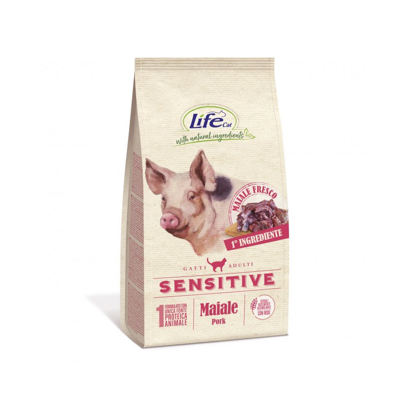 Life Cat Adult Crocchette per Gatti Adulti e Sensibili