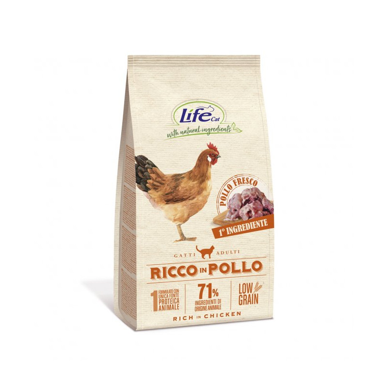 Life Cat Adult Crocchette per Gatti Adulti e Sensibili Fino Al -60%