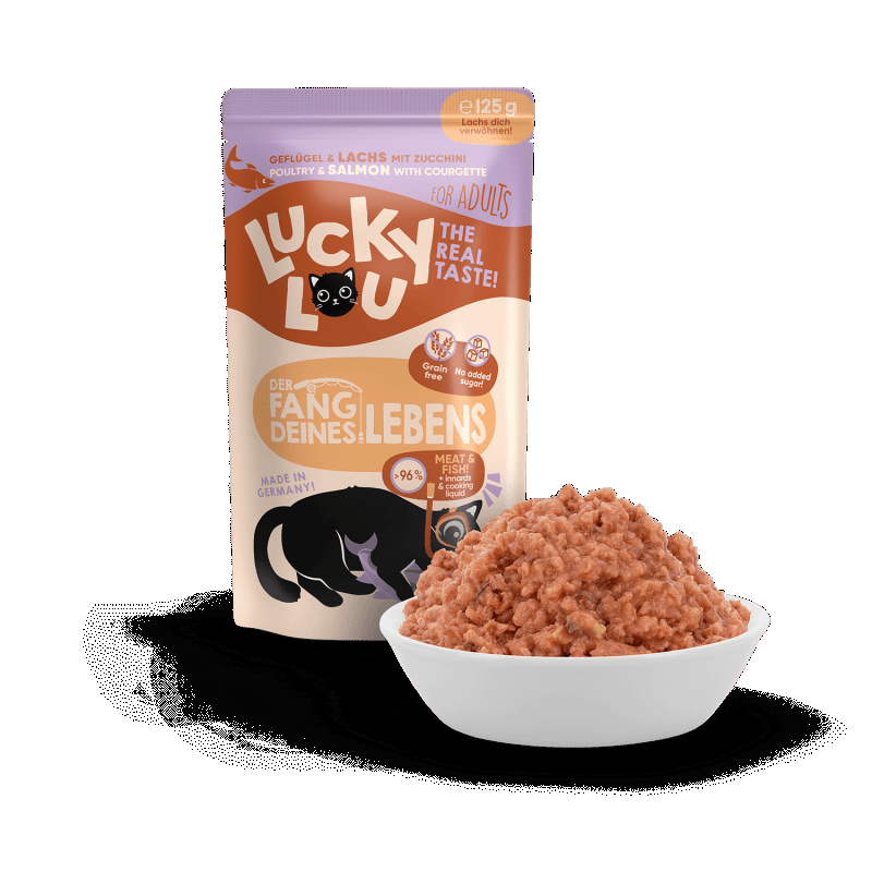 Lucky Lou Adult Cibo Umido per Gatti Adulti e Sterilizzati 16 bustine da 125 gr Shopping Online