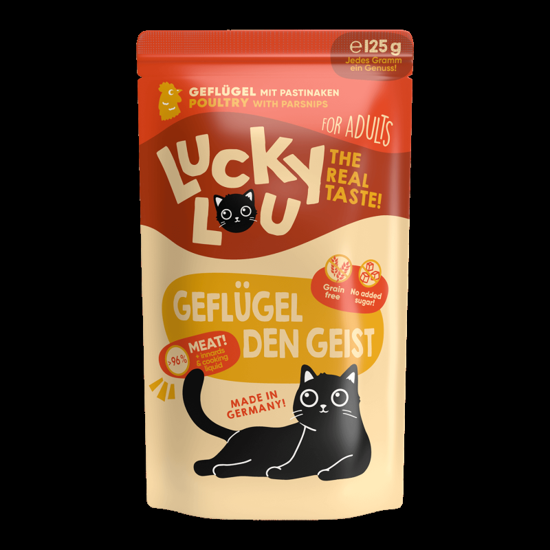 Lucky Lou Adult Cibo Umido per Gatti Adulti e Sterilizzati 16 bustine da 125 gr Shopping Online