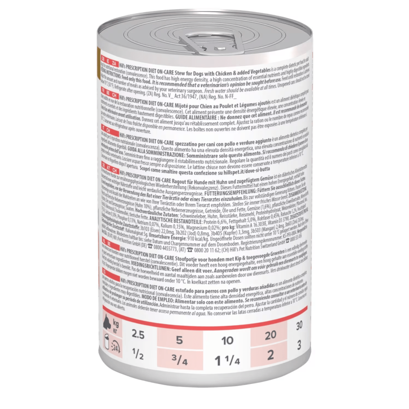 Hill's Prescription Diet On-Care Spezzatino per Cani Affare Del Giorno