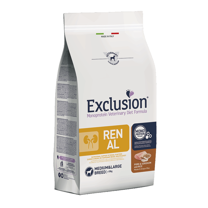 Exclusion Diet Renal per Cani