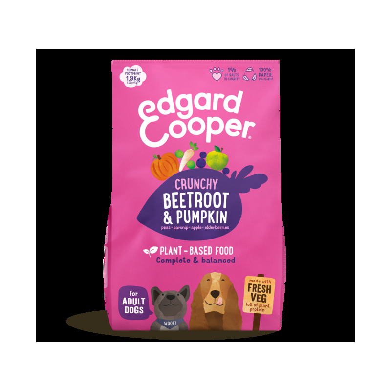 Edgard Cooper Plant Based Barbabietola e Zucca per Cani